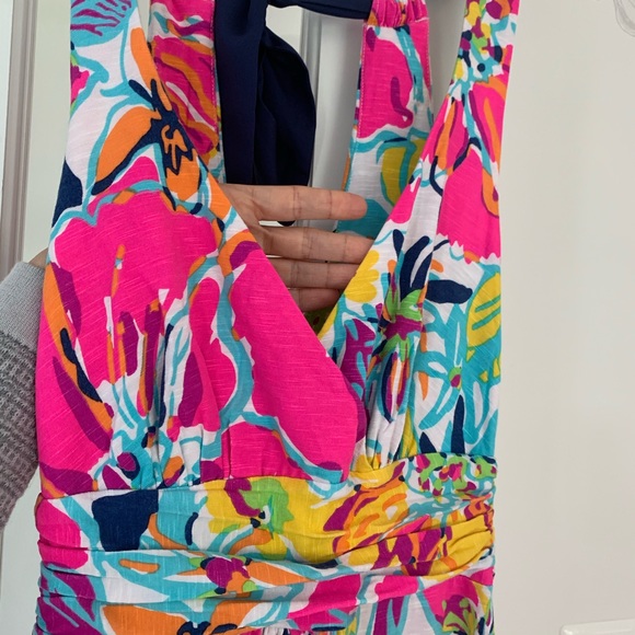 Barely worn Lily Pulitzer v-neck maxi dress, XS - Picture 8 of 10